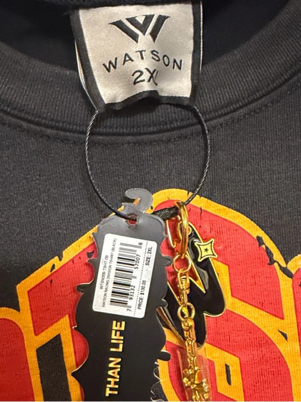 ♦️🏁🏎️🏁♦️Watson Rhinestone Racing Graphic Tee - Size 2XL - Picture 3 of 6